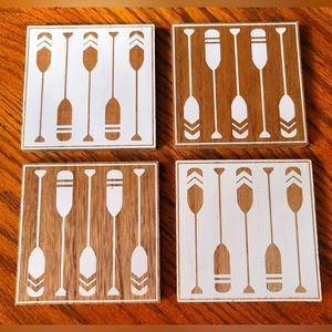 Oar Coasters Set of 4
